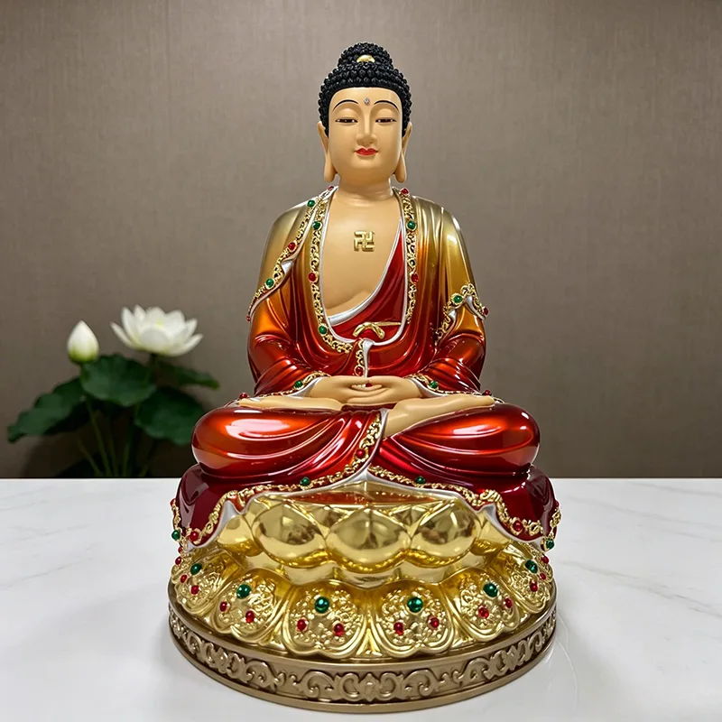 ¿Cómo refleja una estatua del Buda Shakyamuni la iluminación, la artesanía y el arte budista atemporal?