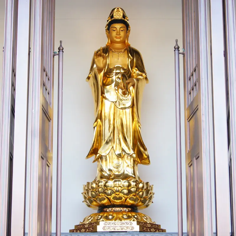 Estatua de 3 metros del Bodhisattva Guanyin para adoración