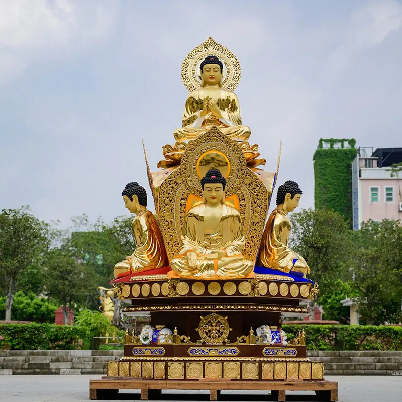 Estatua de Buda Avalokitesvara Prajnaparamita de cobre puro de 360CM