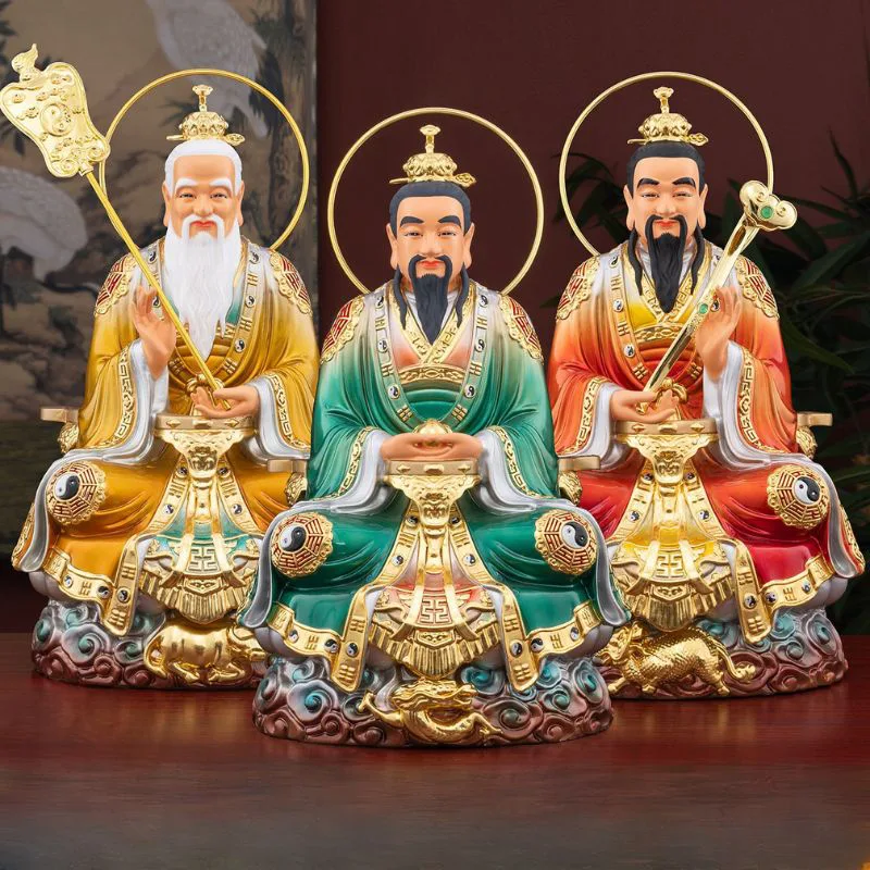 Conjunto de estatuas de bronce San Qing Dao Zu