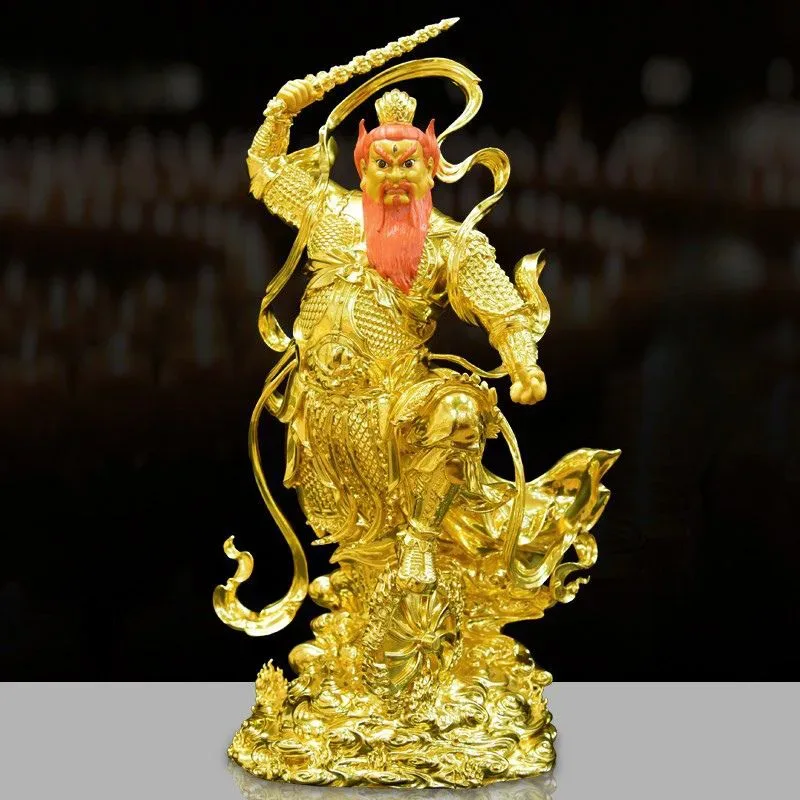 Estatua de latón Wang Lingguan